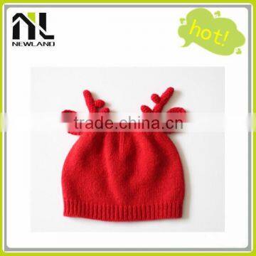 2015 Christmas deer red children winter hat
