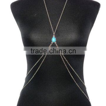 Drops Turquoise Beach Sexy Waist Chain photo-5