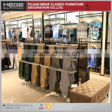 Free Standing Metal Hanging Clothes Retail Display