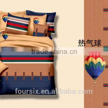 2014 new design 100% cotton brushed fabric bed line