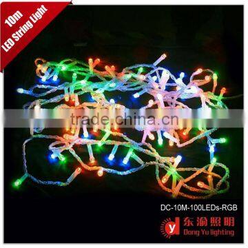 Christmas decoration multicolored 10 meters led copper wire string lights