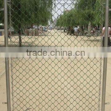 galvanized chain link fence