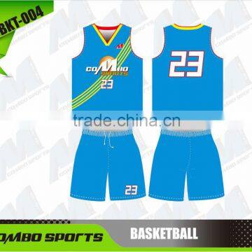 sublimated basketball jersey and shorts