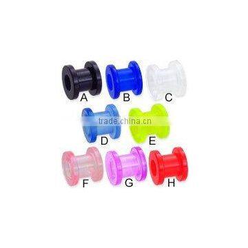 Fashion Acrylic Flesh Tunnel Body Piercing Jewelry