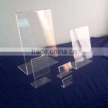 acrylic sign holder/menu holder/advertising display frame