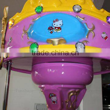 Funshare 2015 Cute Mini Fairground Rides Small Carousel For Sale Merry Go Round Carousel Machine photo-5