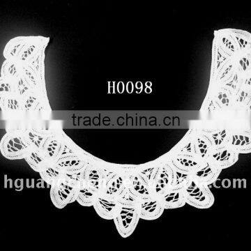 H0098/Cotton Crochet Lace Ruff Collar Trimming for Dresses