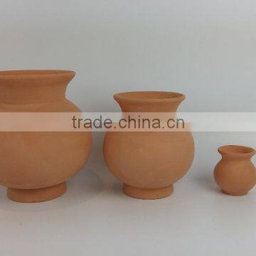 terracotta uncoated urns and pots