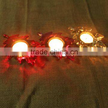 Glass Candlestick For Table Decoration For Restaurant