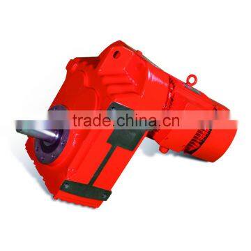 China GUOMAO F series Parallel Shaft mounted gear motor