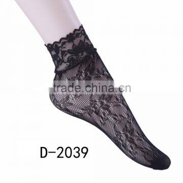 Chinese Supplier Hot Fishnet Short Nylon Socks for Women