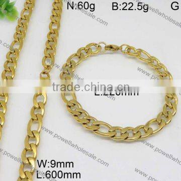 Powell Wholesale Popular China Suppliers 18 Carat Gold Jewelry Sets