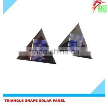 Epoxy PET mini triangle shape solar panel