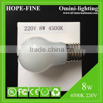 8W Liquid Cooled LED Bulb with CE RoHS UL Certification