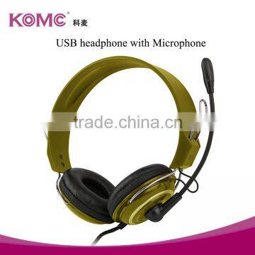 New Design Stereo Wired USB Headphone With Mic photo-4