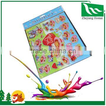Removable Ecofriendly Cartoon Transparent Pvc Sticker