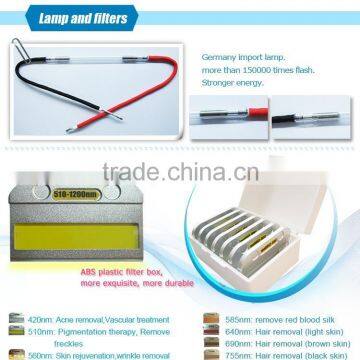 Imported Lamp Portable 6 in 1 Elight Ipl Hair Removal Soft Scar Laser