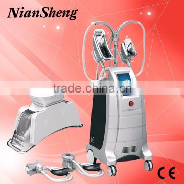 Vertical cryolipolysis machine/ cryolipolysis/anti freeze membrane for 4 handles cryolipolysis