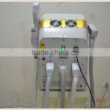 Professional 3 in 1 Beauty Equipment Q Switch Laser RF SHR Hair Removal