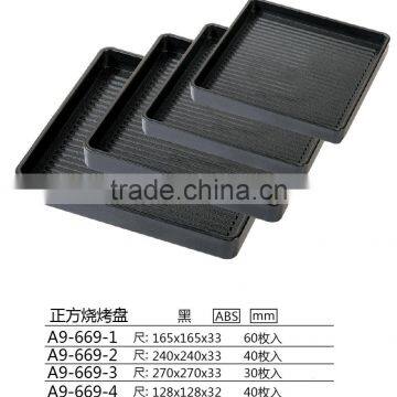 A9-669-1 Plastic square food tray
