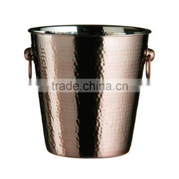 copper plated stainless steel ice bucket stylish