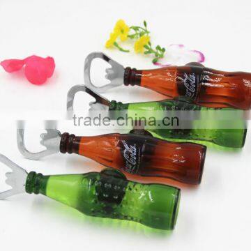 Colorful Mini Bottle Beer 3D Fridge Magnet / Beer bottle openner/Yiwu sanqi crafts factory