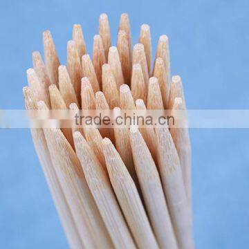 Single Sharped or Semi-pointed Tip Round Bamboo Stick/skewer for BBQ photo-2