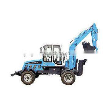 5Ton hydraulic 180 degrees wheel excavator