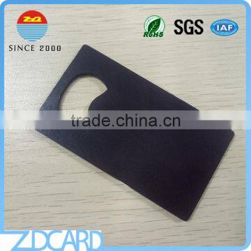 Cut Through Credit Card Size Metal Bottle Opener photo-5