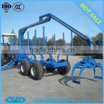 Log loader trailer for sale / log grapple trailer / wood log trailer
