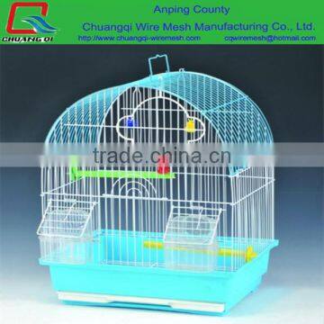 Fashion Material Small Foldable Stainless Steel Pet Cage / colorful bird cage