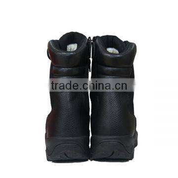 High Quality Black Leather Military Boots For Men photo-5