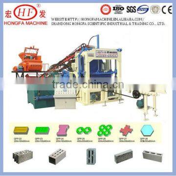 maldives QT4-15C block machine,automatic brick making machine,hollow block making machine