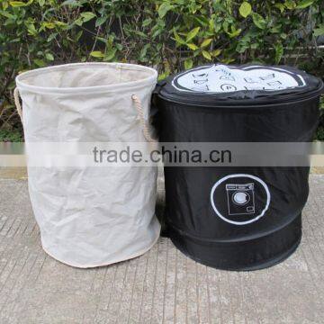 Flower Printed Laundry Pop up Bag & Basket photo-2