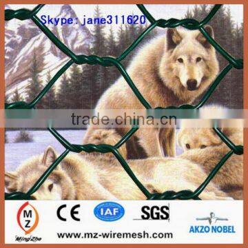 factory supply high quality PVC coated gabion cage for fierce animal