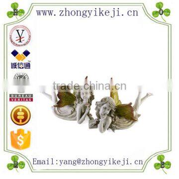 factory custom-made handmade carved fashion resin flying angel decoration