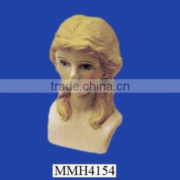 Ornamental Angel Customized Ceramic Doll Head