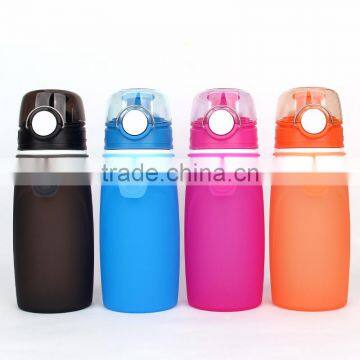 2017 Outdoor Foldable Sport Water Bottle Soft Silicone Gel photo-2