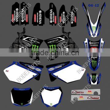 New Style (DST0126) TEAM GRAPHICS&BACKGROUNDS DECALS STICKERS Kits for YAMAHA YZ125 YZ250 2002-2006 2007 2008-2012