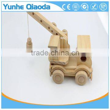 Puzzles Big Crane Car 3D Woodcraft Kit Assemble Paint DIY Toys for Kids Adults the Best Birthday Gift photo-2