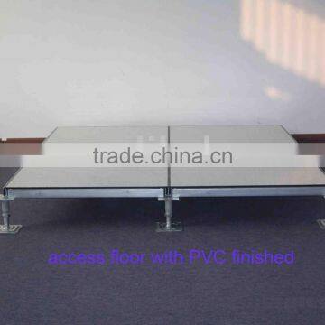 Wood Core Access Raised Floor w/PVC tile
