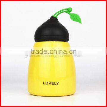 Portable Vacuum Thermo Student Water Bottle Stainless Steel Cute Chocolate Calabash Bottle photo-5