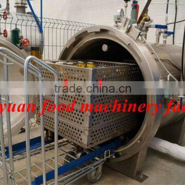 water spray sterilizer retort for glass jars