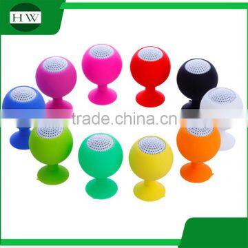 silicone sucker holder music powered amplifier mobile phone sound box mini speaker portable speaker