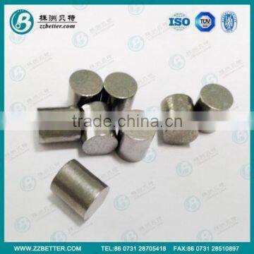 WNiFe alloy 95% pure tungsten alloy tungsten weight cylinder