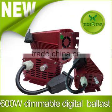 Hydroponic HID Lighting 600 Watt Dimmable Electronic Ballast/600W Electrical Digital Dimmable Ballast For Grow Light 600W