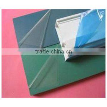 Removeable colored protective film for aluminum extrusive profile