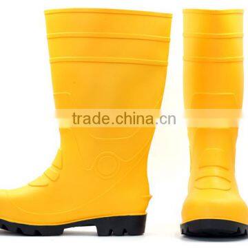 Knee Boots PVC Rain Boots Safety Boots Type PVC Material Safety Gumboots photo-3