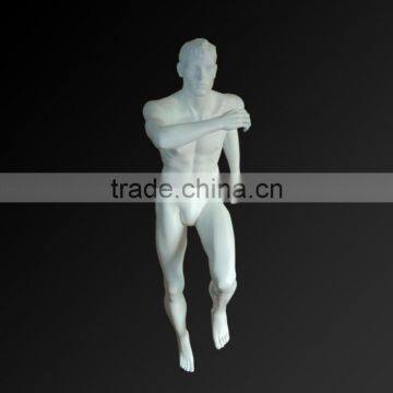 Matt White Running Sport Male Mannequin for Sale photo-2