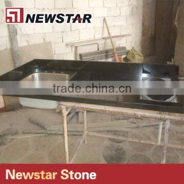 China Black Granite Percut Kitchen Countertop